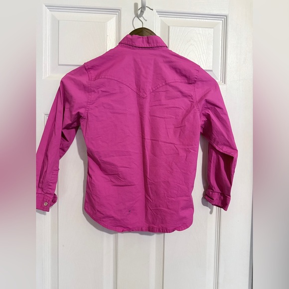 Wrangler Girls Button-Down Shirt - Picture 4 of 5